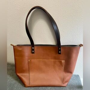 Excellent condition Portland Leather Goods large zip tote in Honey 🍯